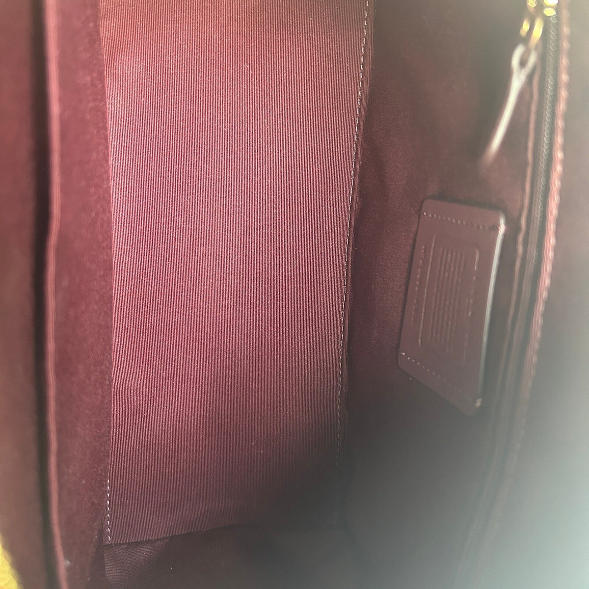 Coach Rowan Satchel Pink Brown Signature Canvas Crossbody Bag F83607
