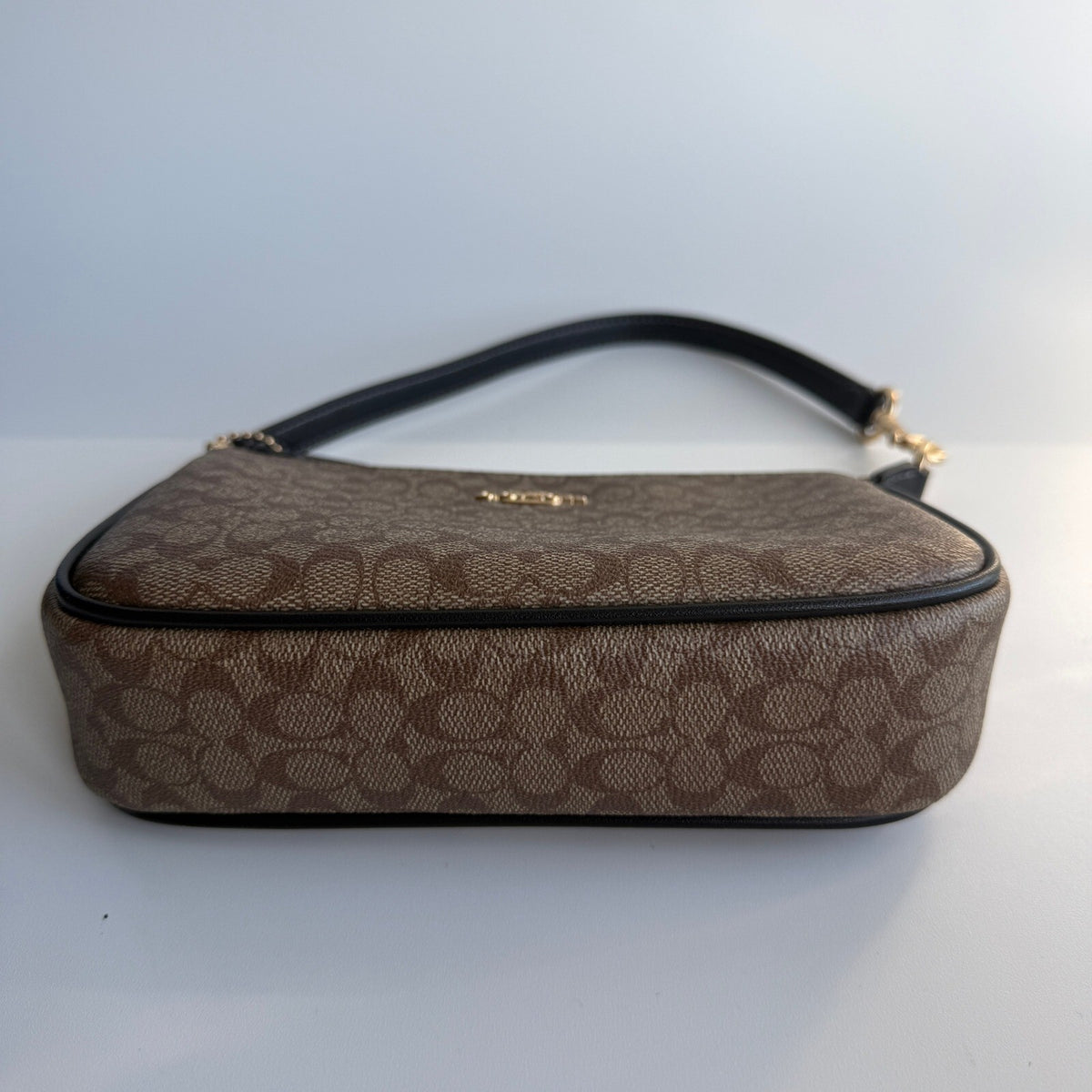 Coach Nolita 19 Khaki Signature Canvas Shoulder Bag CW426 Small Purse Handbag