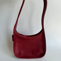 Coach Ergo Mini Zip Red Leather Shoulder Bag 9020 Vintage