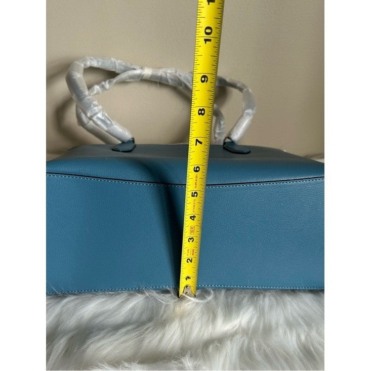 Kate Spade Harper Niagara Blue Pebbled Leather Tote Bag NEW