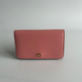 Coach Wyn Small Wallet Candy Pink Multi Leather Colorblock C5358 NEW