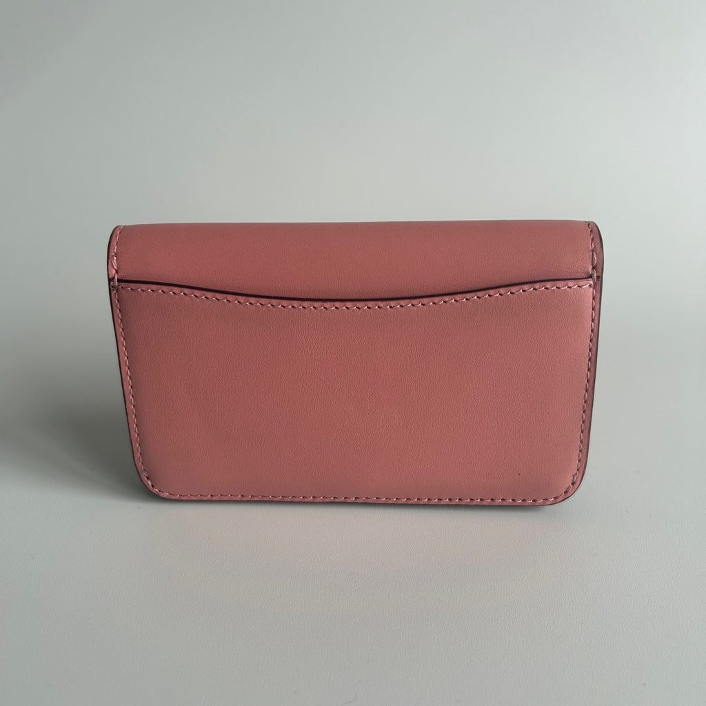 Coach Wyn Small Wallet Candy Pink Multi Leather Colorblock C5358 NEW