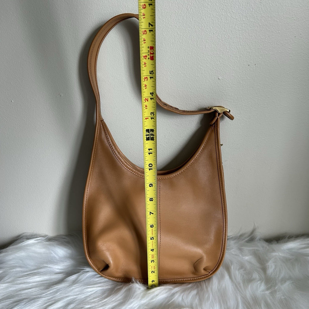Coach Ergo Tan Natural Leather Shoulder Bag C2265 Good Condition
