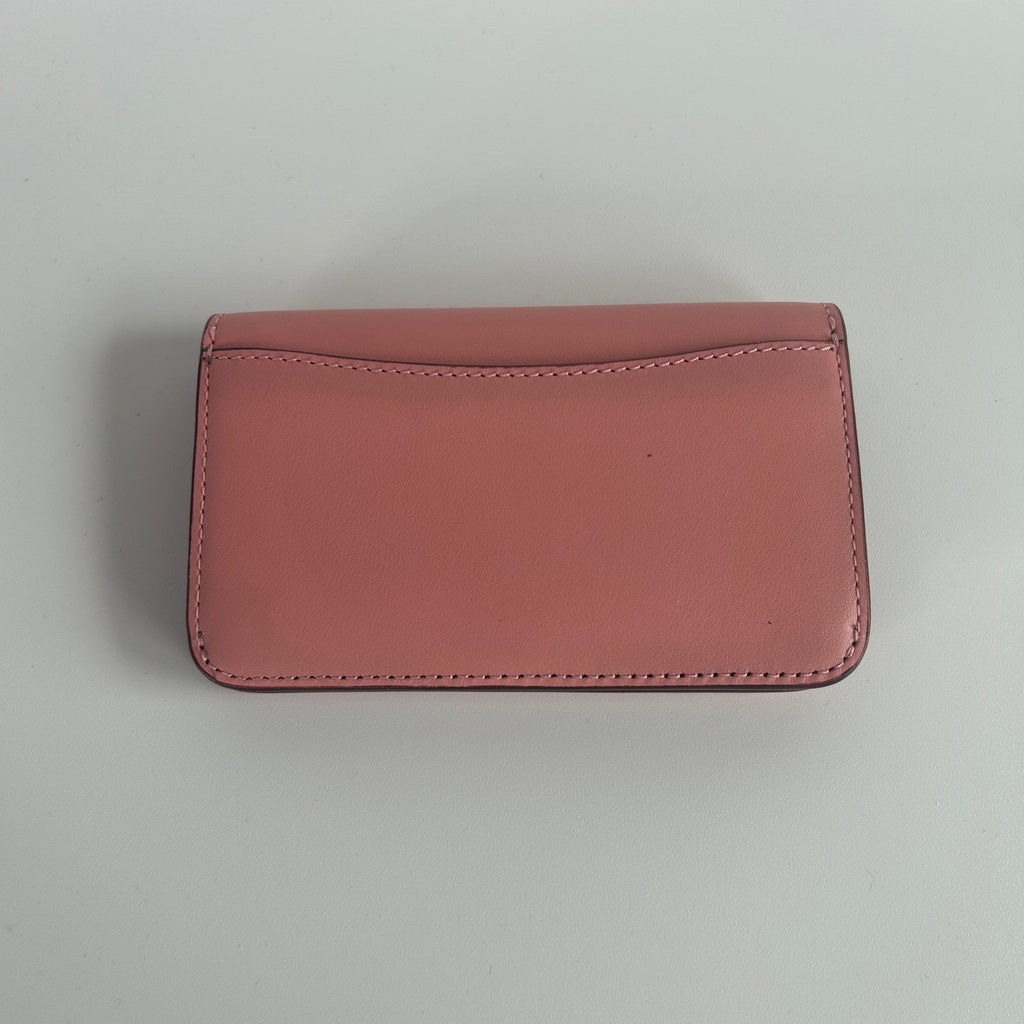Coach Wyn Small Wallet Candy Pink Multi Leather Colorblock C5358 NEW