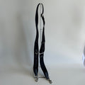 Coach Webbing Strap Black Canvas Silver Hardware CR460 Excellent