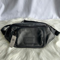 Coach Track Belt Bag Black Pebbled Leather C2716 NWT