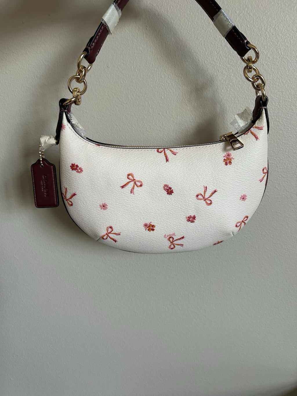 NWT COACH Mini Payton With Bow Print