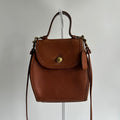 Coach Derby 9904 British Tan Glovetanned Leather Crossbody Bag Good