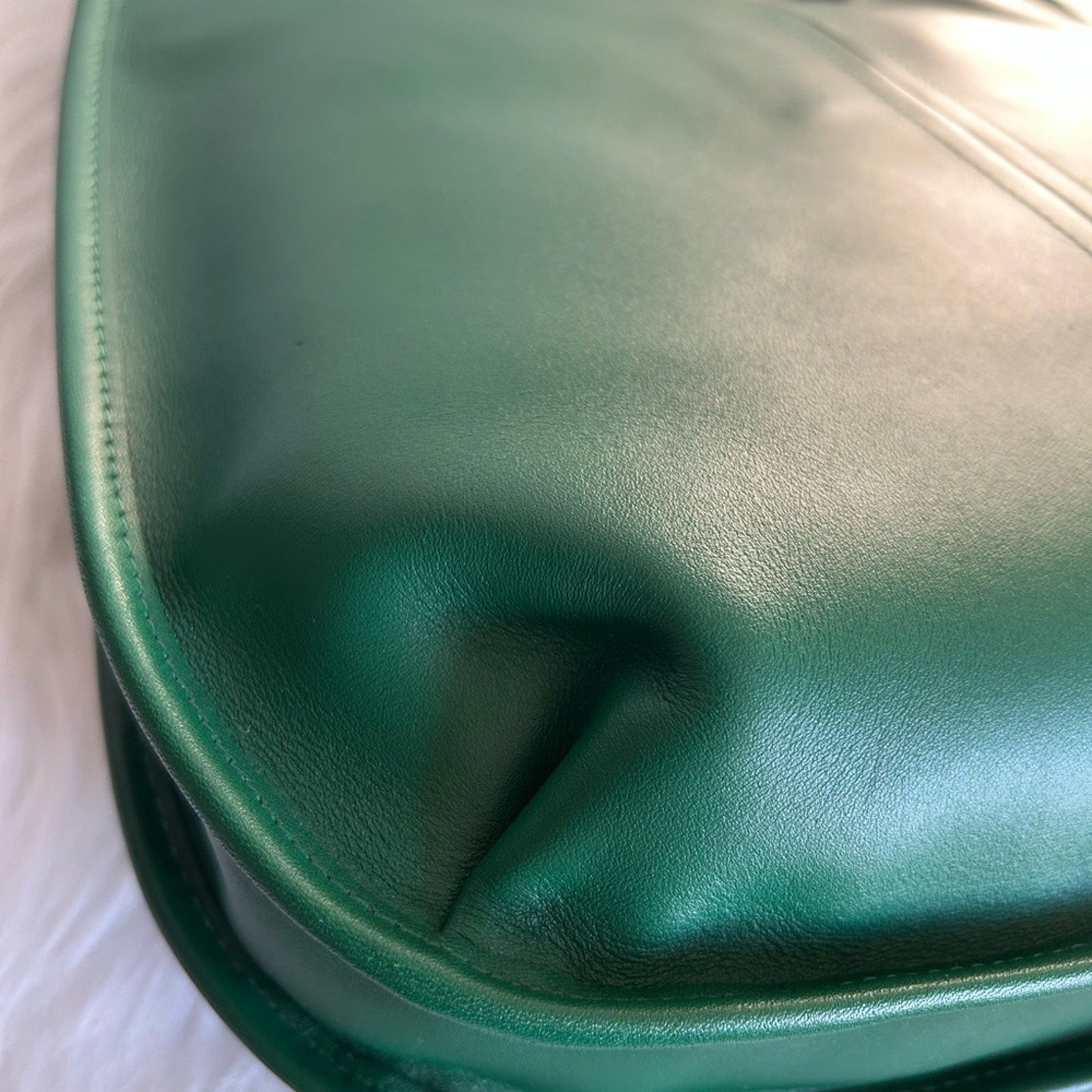 Coach Ergo Green Glovetanned Leather Hobo Shoulder Bag Excellent
