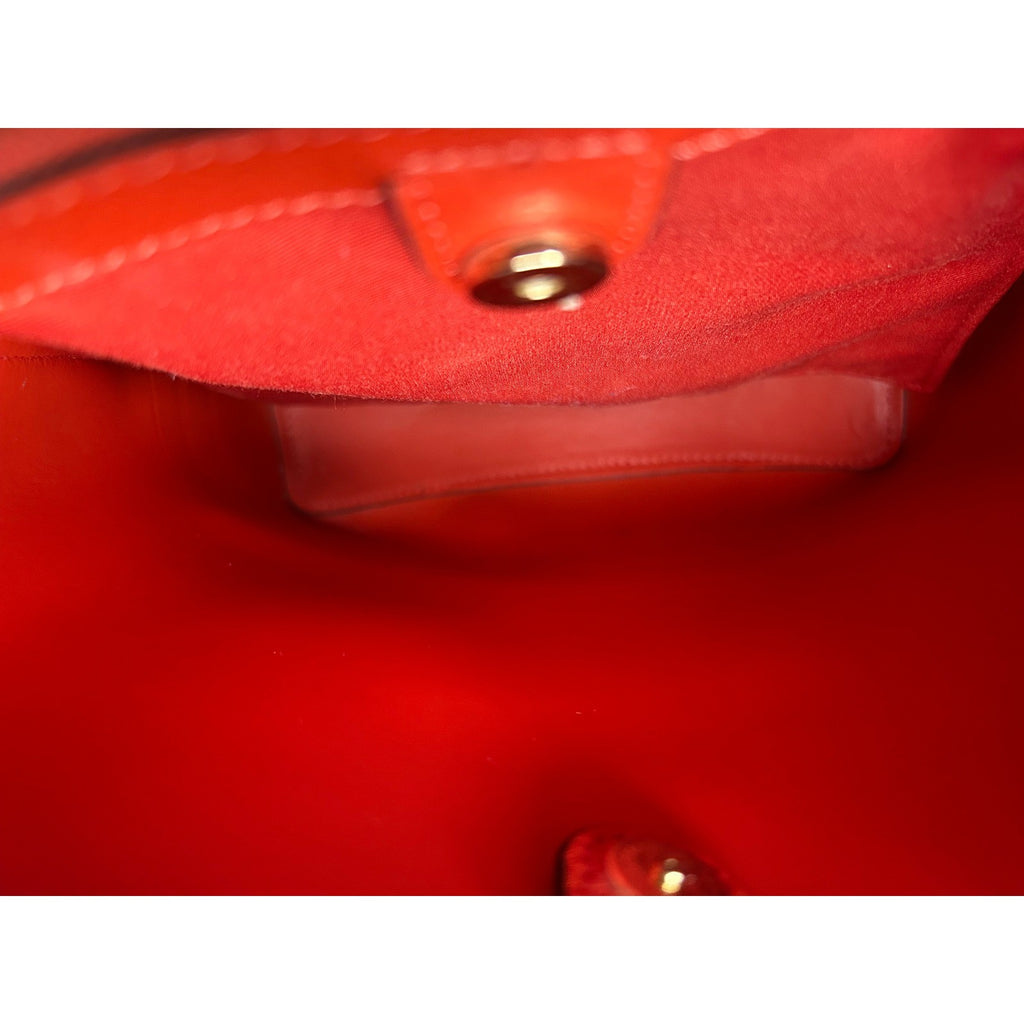 Coach Small Town Bucket Bag Confetti Pink Pebble Leather Shoulder Bag Excellent