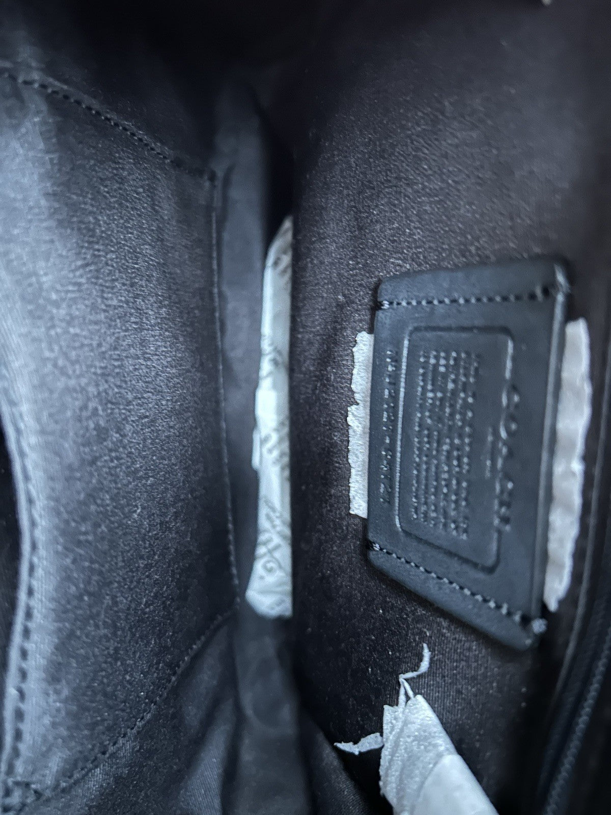 Coach Pennie 22 Black Pebbled Leather Backpack NWT C4121