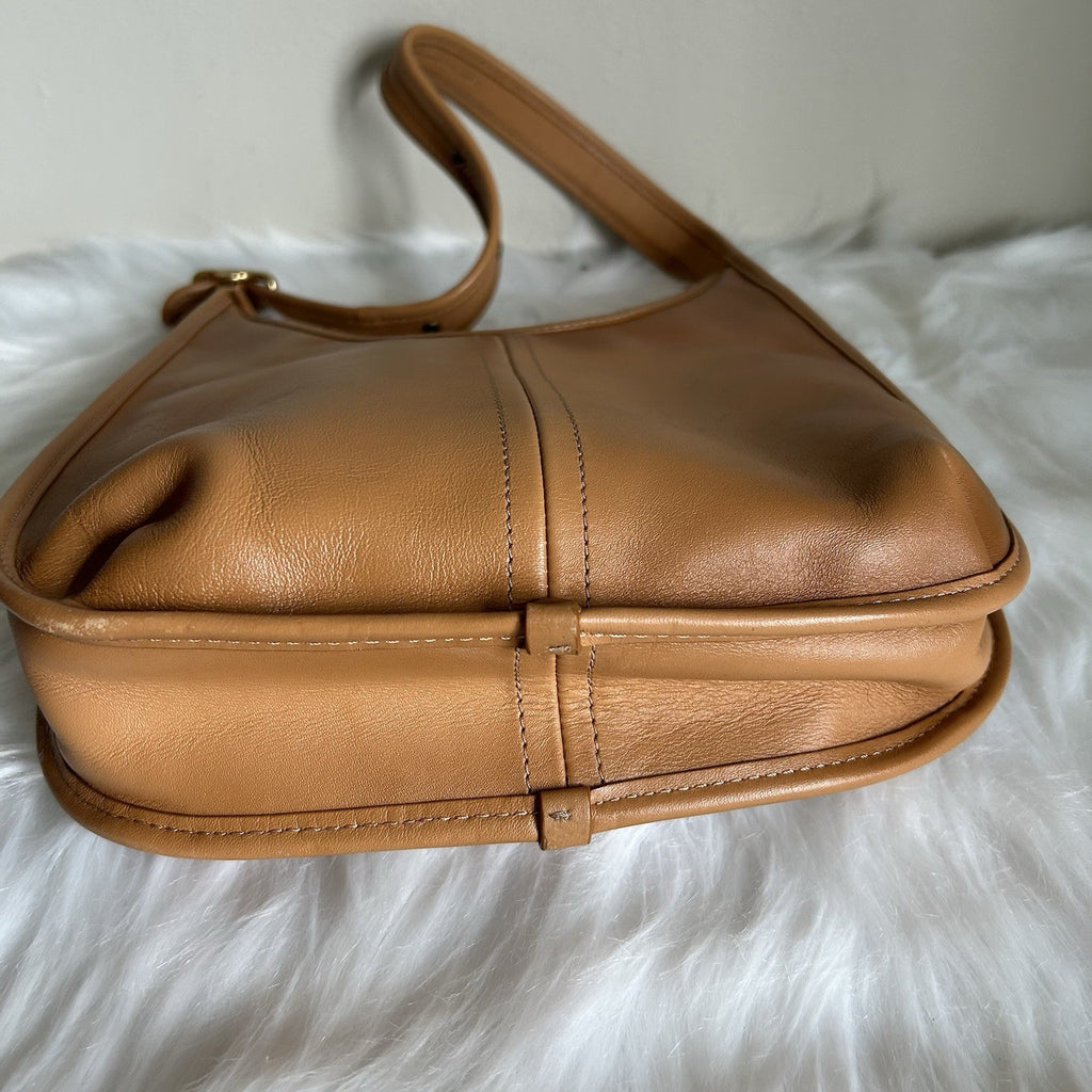 Coach Ergo Tan Natural Leather Shoulder Bag C2265 Good Condition