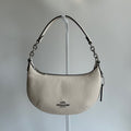 Coach Mini Payton Chalk White Pebbled Leather Shoulder Bag NWT