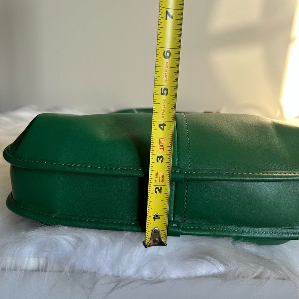 Coach Ergo Green Glovetanned Leather Hobo Shoulder Bag Excellent