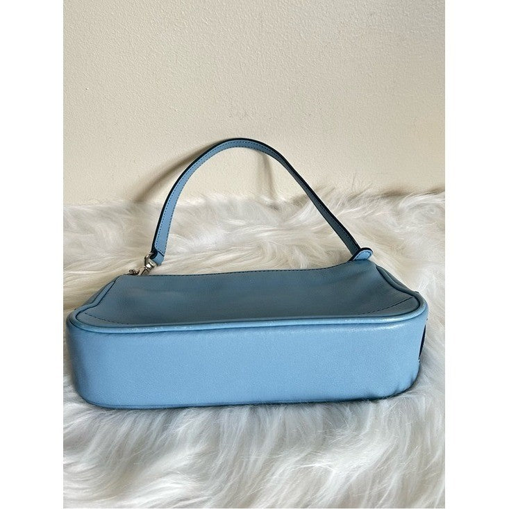 Coach Vintage Hamptons Light Blue Leather Hobo Bag Excellent