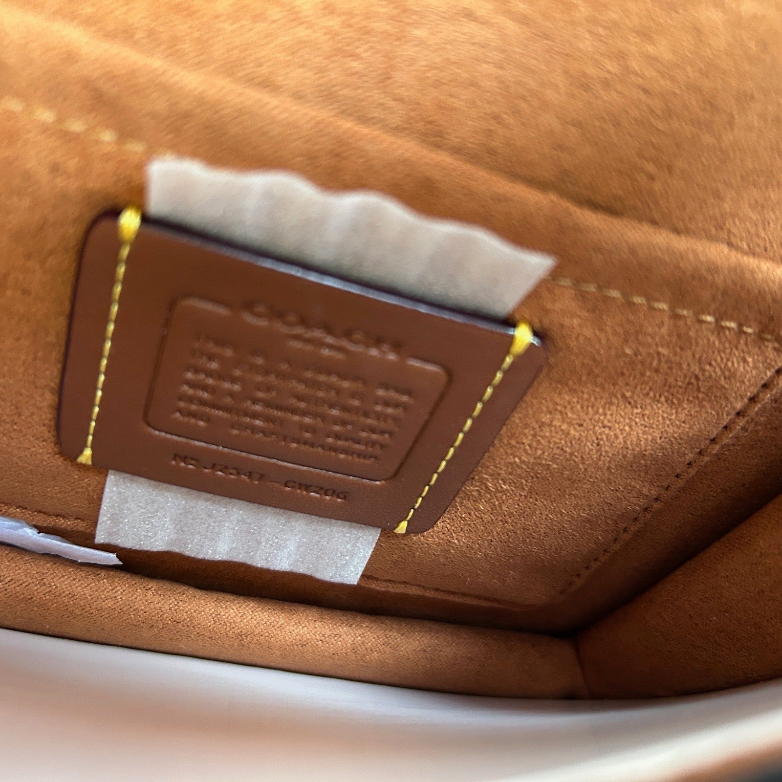 Coach Mini Klare Crossbody Brown Black Canvas Leather Bag CW206 Excellent