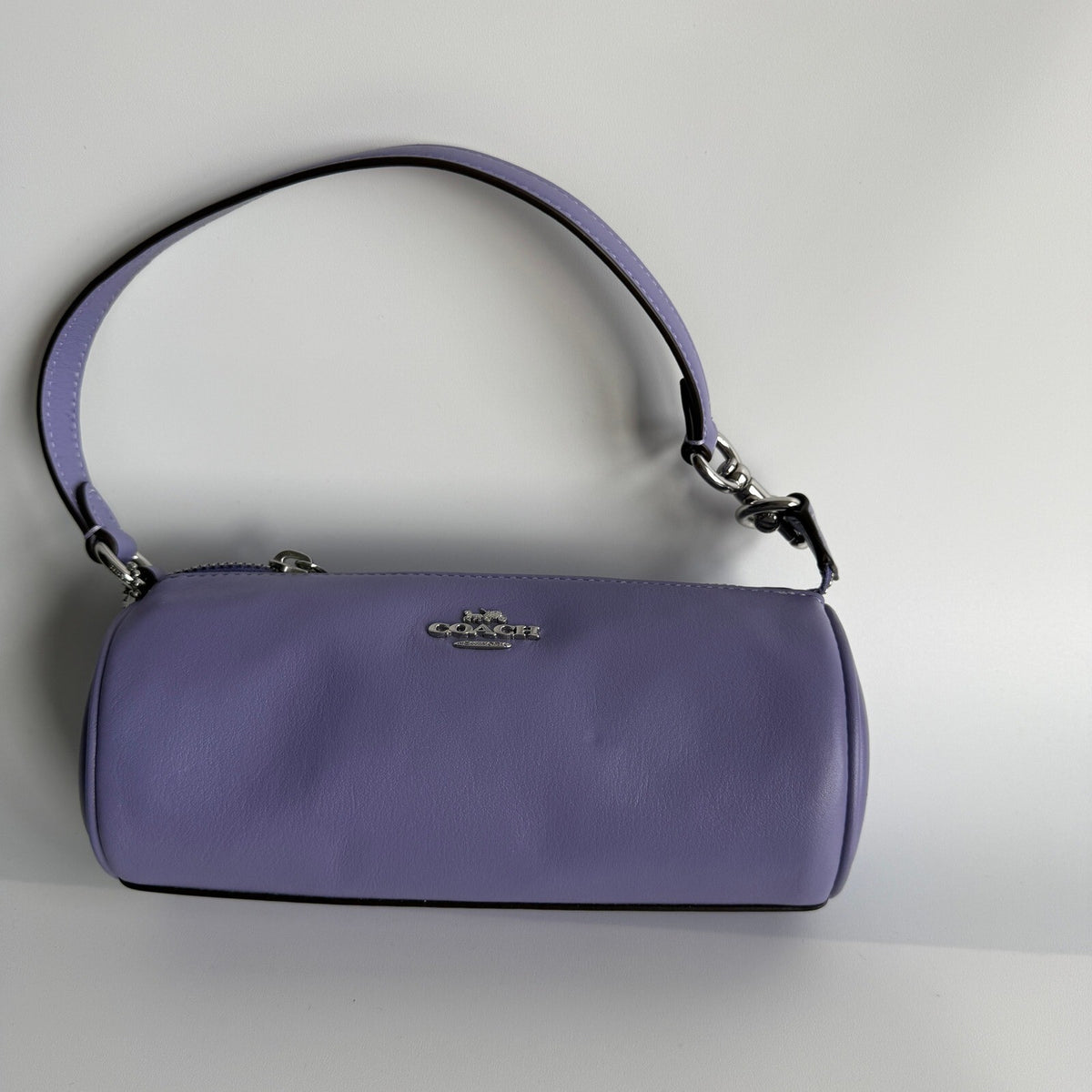 Coach Nolita Barrel Bag Light Violet Leather Shoulder Bag CR830