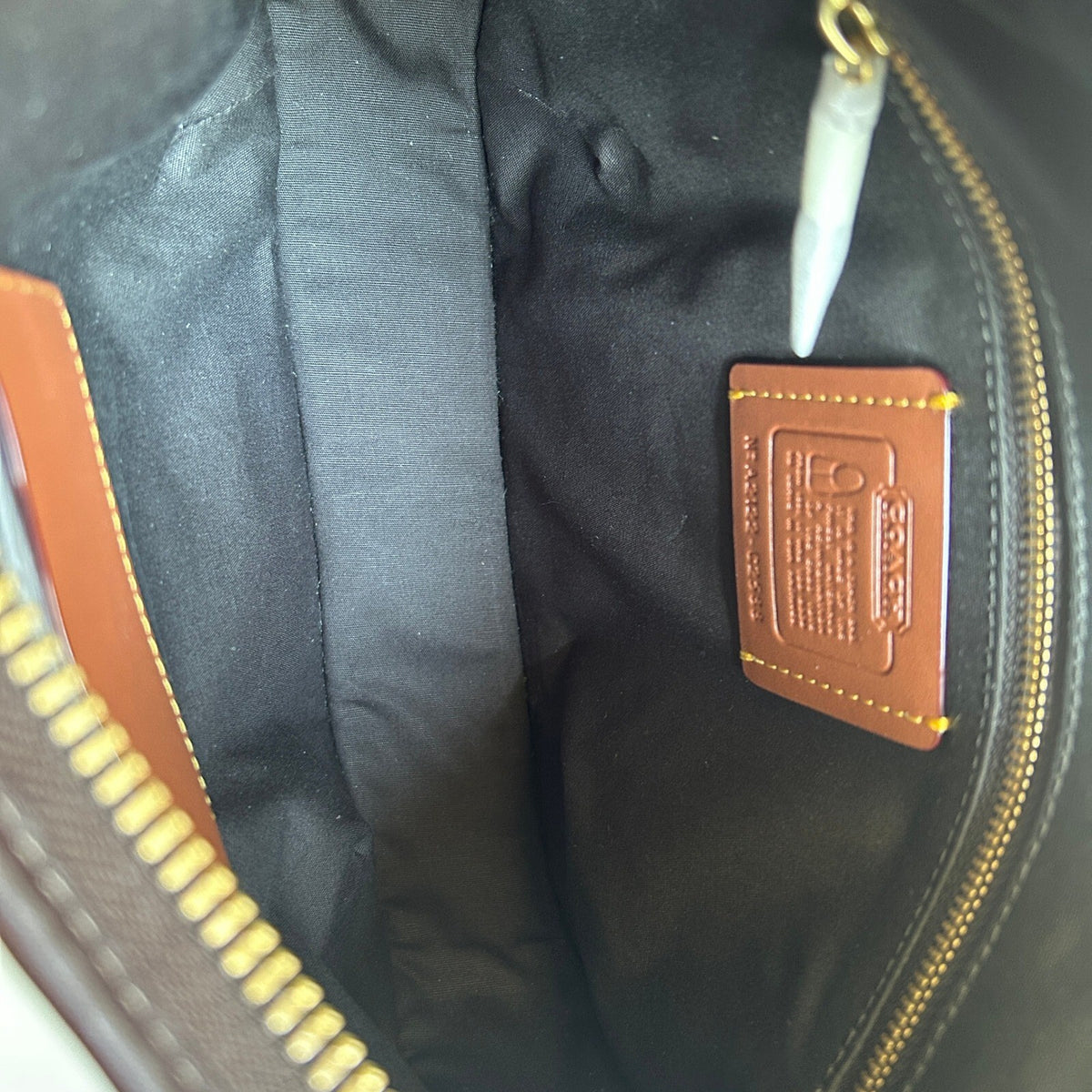 Coach Ergo Curve Zip Hobo Brown Signature Jacquard Shoulder Bag C2588