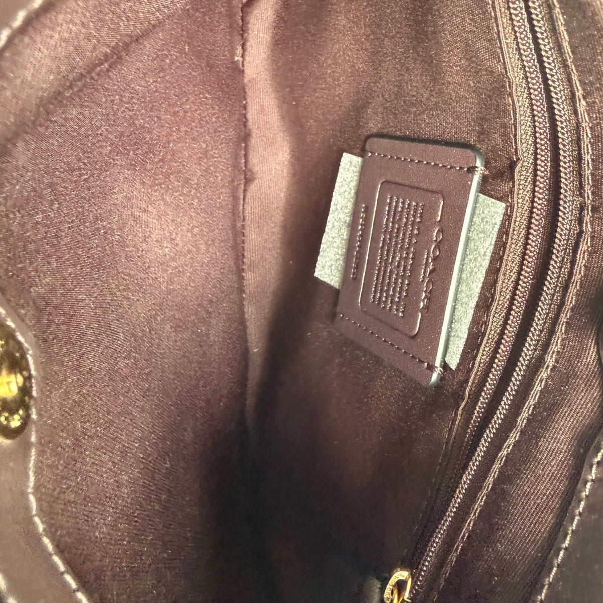 Coach Penelope Shoulder Bag Brown Black Signature Canvas CO953