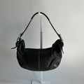 Coach Soho Small Hobo Black Leather Shoulder Bag 9541