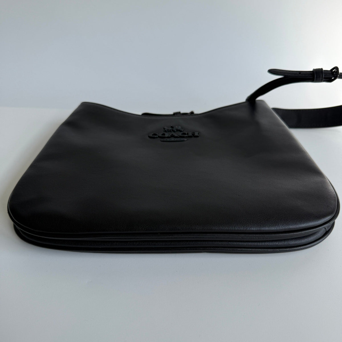 Coach Penelope Black Smooth Leather Shoulder Bag CP101
