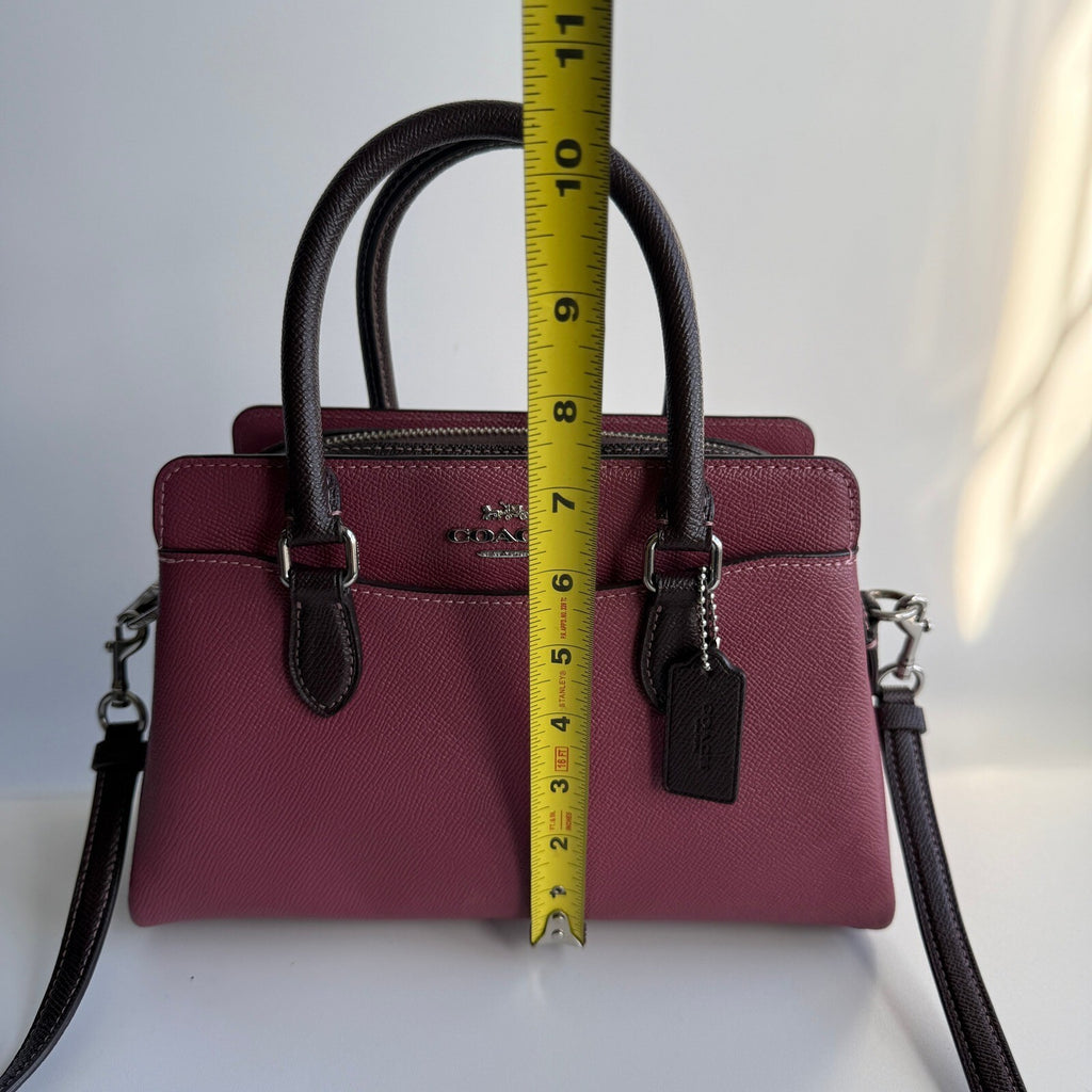 Coach Mini Darcie Carryall Light Raspberry Leather Bag CH173 Satchel Crossbody