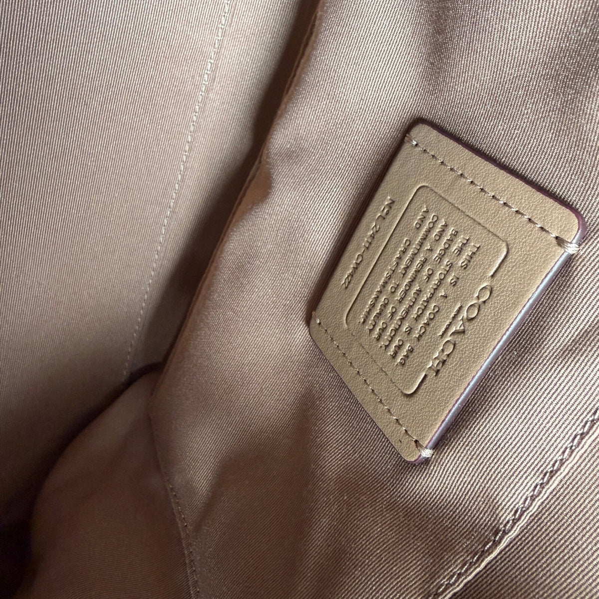 Coach Georgia Satchel Sand Taupe Signature Canvas CW422 Crossbody Bag