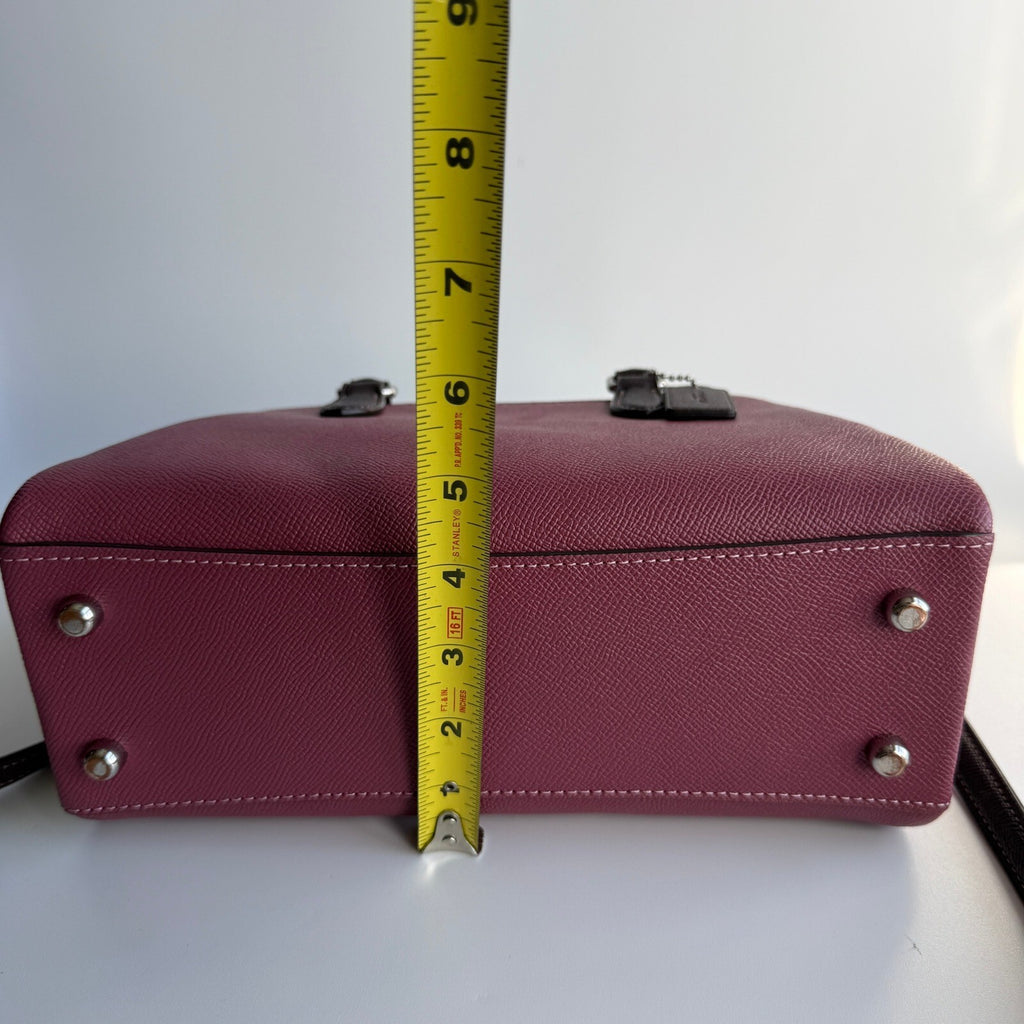 Coach Mini Darcie Carryall Light Raspberry Leather Bag CH173 Satchel Crossbody
