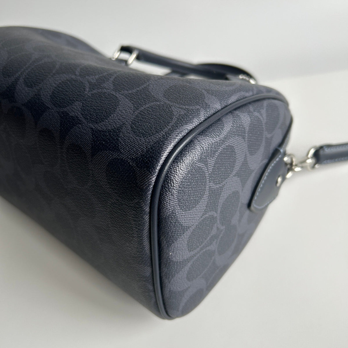 Coach Rowan Satchel Denim Midnight Signature Canvas Bag CH280