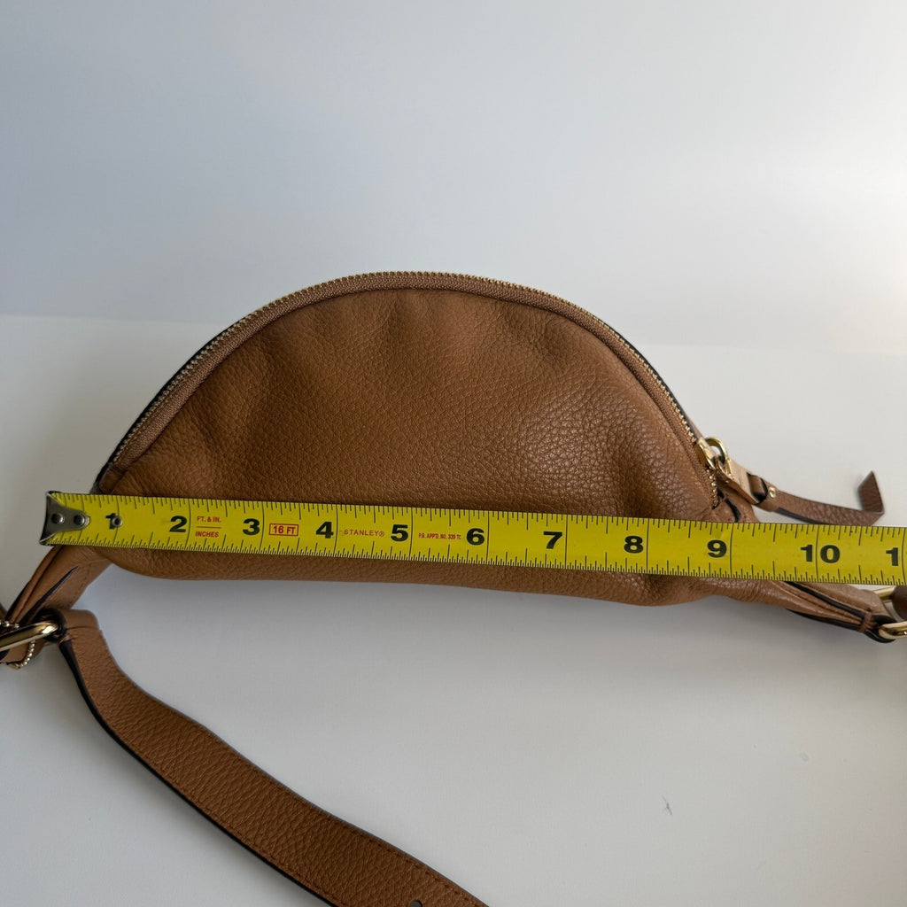 Coach Belt Bag Saddle Brown Refined Pebble Leather F48738 Fanny Pack