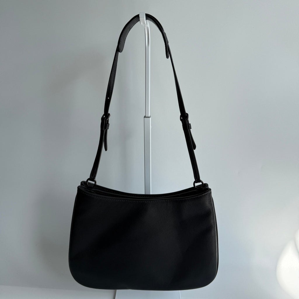 Coach Penelope Black Smooth Leather Shoulder Bag CP101