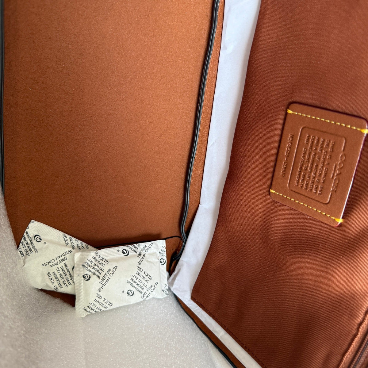 Coach Hadley Turnlock Tote Tan Gold Leather Bag CBH00