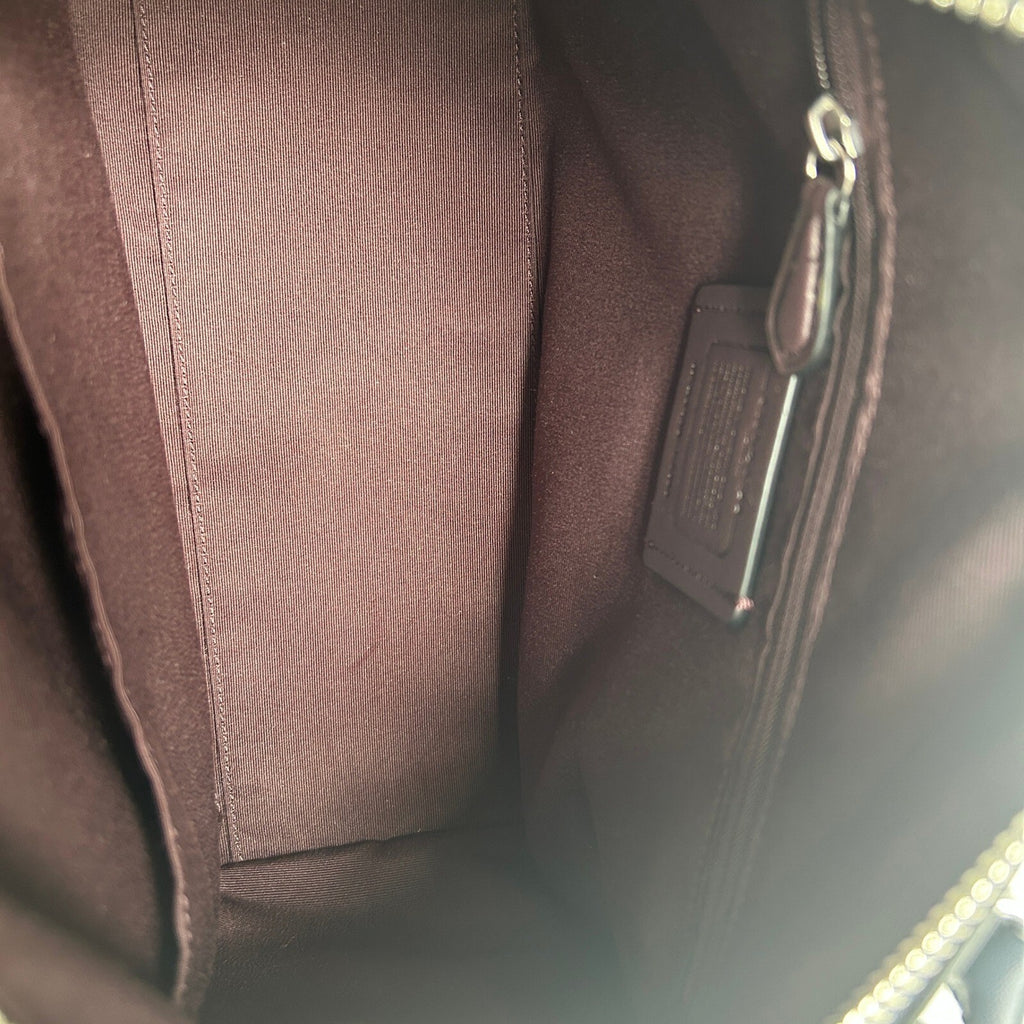Coach Rowan Satchel Denim Midnight Signature Canvas Bag CH280