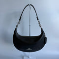 Coach Mini Payton Black Pebble Leather Shoulder Bag CEL088