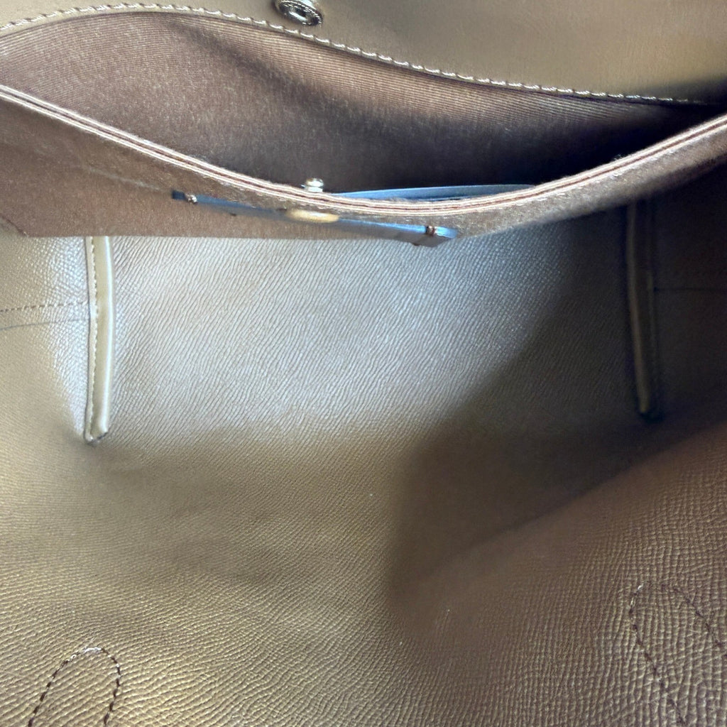 Coach Mini City Tote Khaki Chalk Signature Canvas Horse and Sleigh CM183 Bag