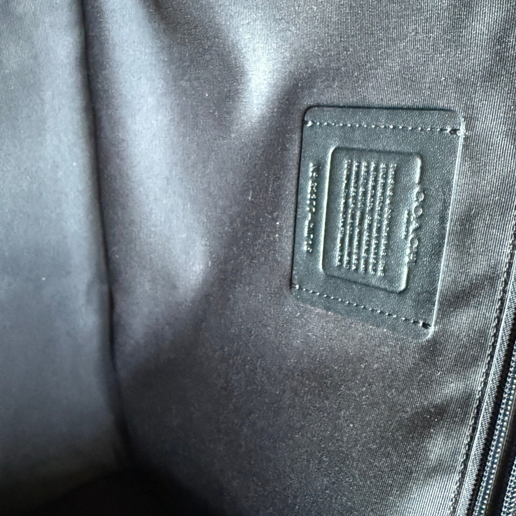 Coach Smith Olive Drab Green Pebble Leather Large Tote Bag CM716
