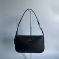 Coach Nolita 19 Black Pebble Leather Shoulder Bag CBQ88