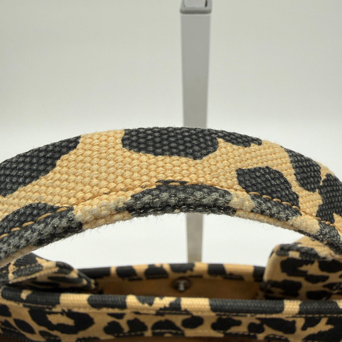 Coach Cargo Tote 26 Leopard Print Canvas Bag CP770 Crossbody Handbag