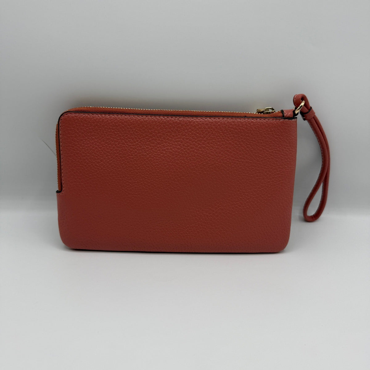 Coach Double Zip Wristlet Wallet Floral Sand Multi Signature Canvas CAY49