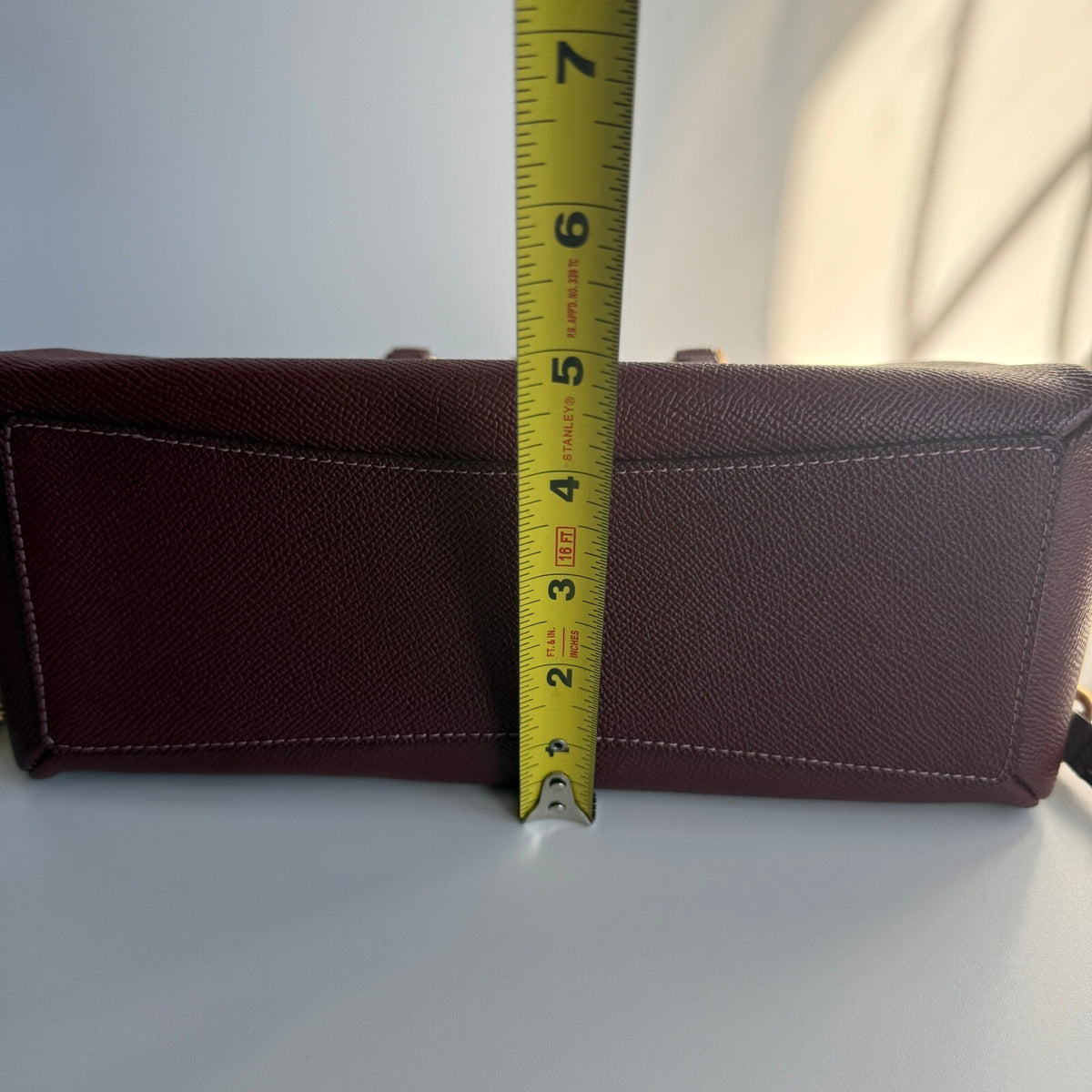 Coach Sage Carryall Burgundy Crossgrain Leather Bag F28976