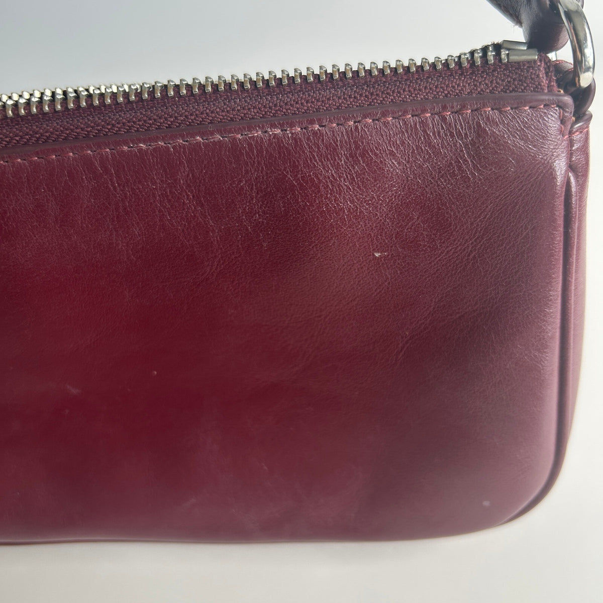 Coach Nolita 19 Burgundy Smooth Leather Shoulder Bag CCK95