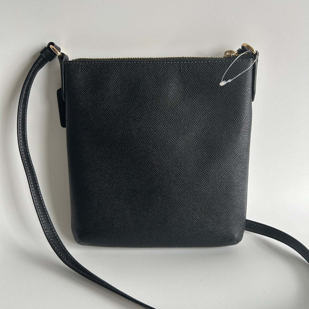 Coach Mini Rowan File Bag Black Crossgrain Leather Crossbody Excellent2