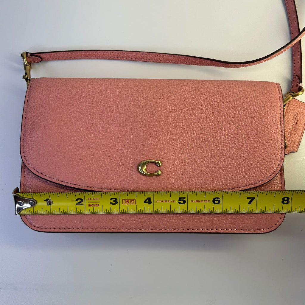 Coach Hayden Crossbody Pink Pebbled Leather Bag Excellent4