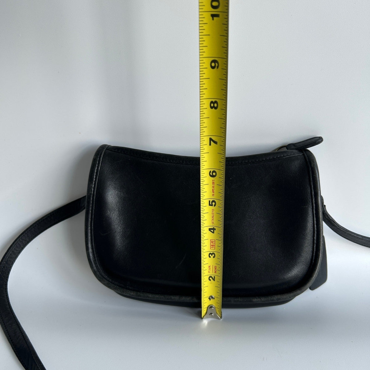 Coach Wendie 9031 Black Leather Crossbody Shoulder Bag Vintage8