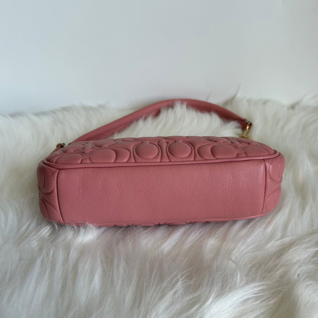 Coach Nolita 19 Pink Quilted Leather Shoulder Bag Excellent2