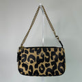 Coach Nolita 19 Leopard Print Leather Wristlet Bag Excellent0