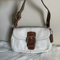 Coach Soho Chalk White Pebbled Leather Shoulder Bag Good0