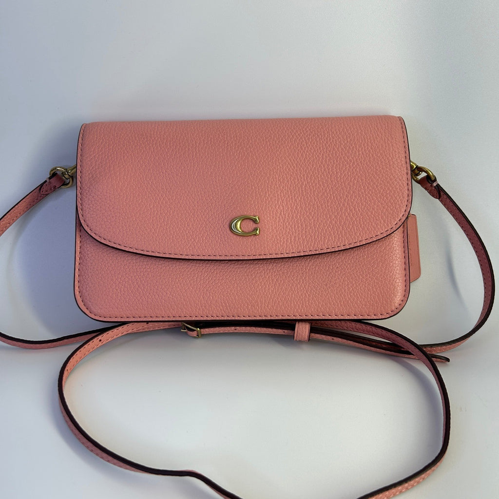 Coach Hayden Crossbody Pink Pebbled Leather Bag Excellent0