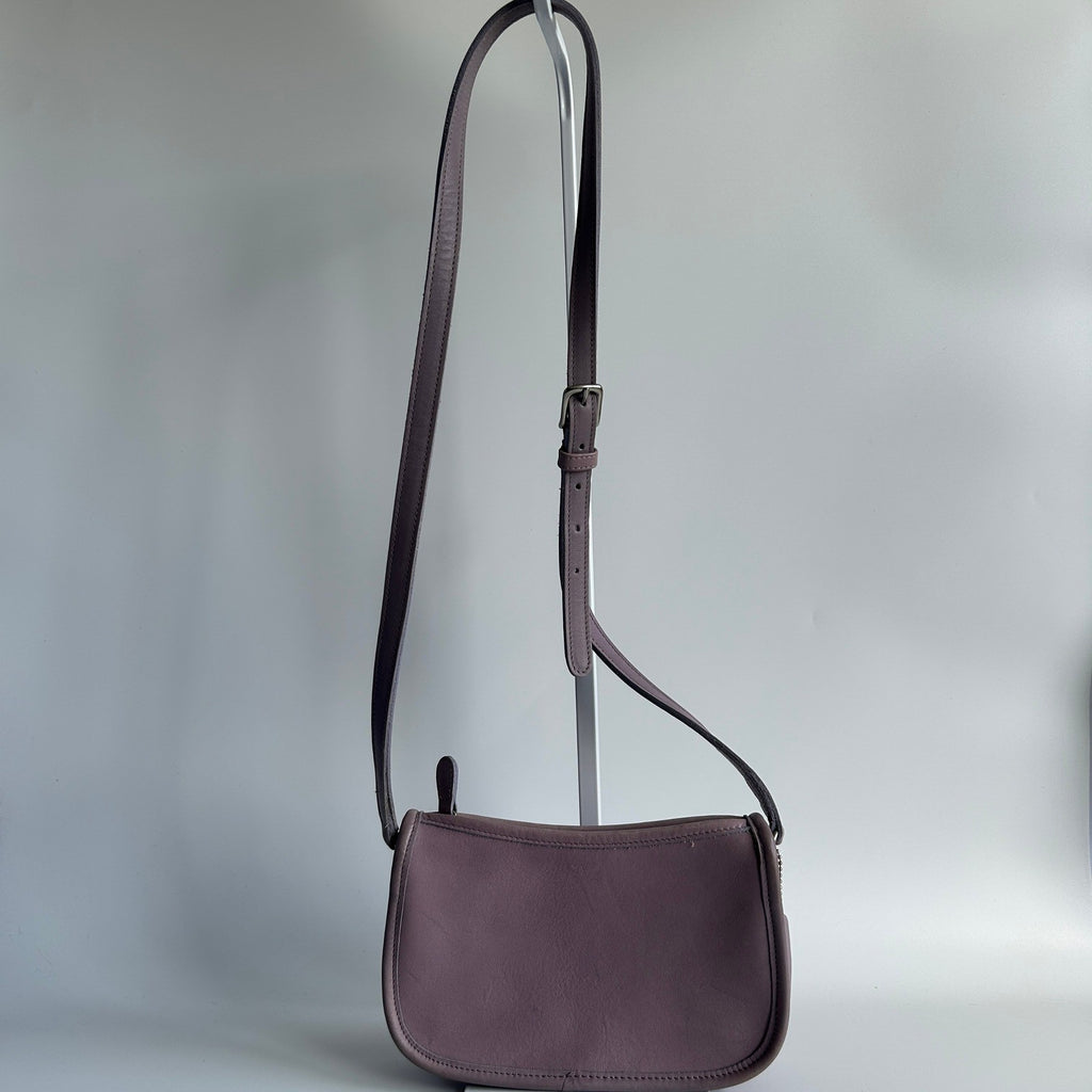 Coach Swinger 20 Purple Glove Tanned Leather Crossbody Bag 9031 Excellent1