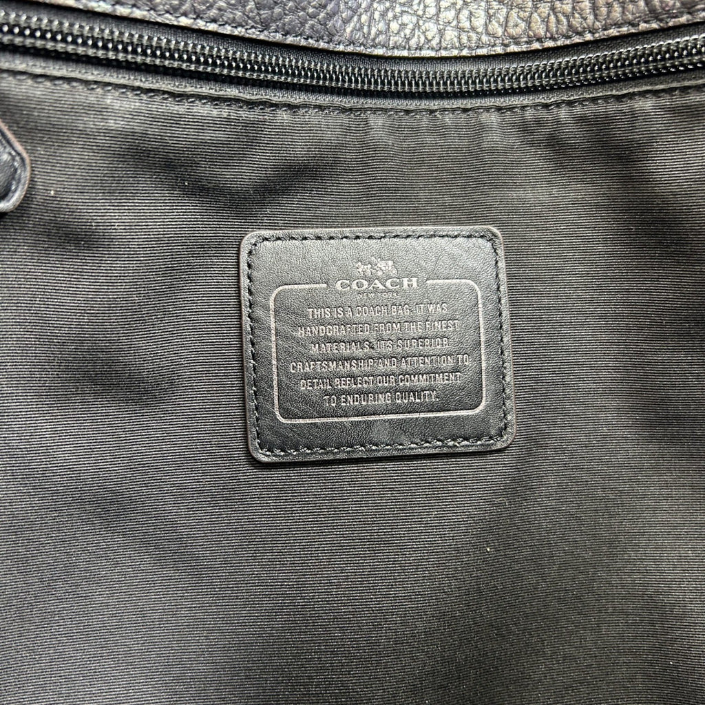 Coach Market Tote Iridescent Hologram Buffalo Leather Bag 54631 Good3